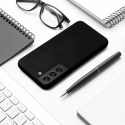 Silicone telefono dėklas Samsung Galaxy A25 (A256) juodas