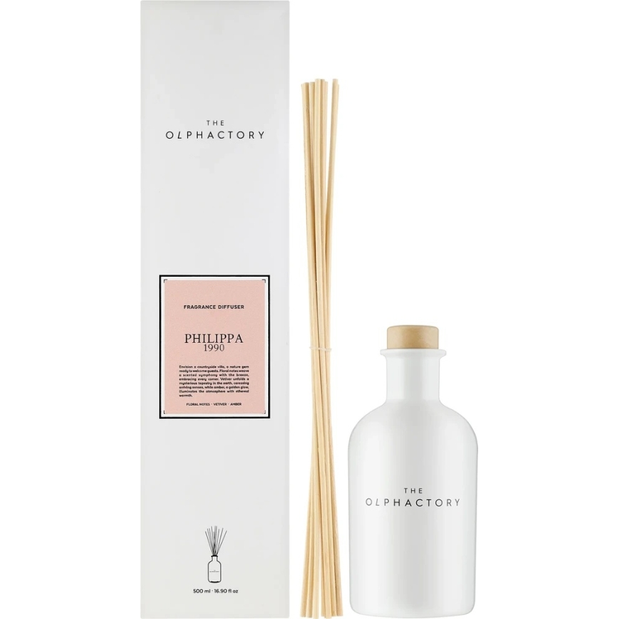 The Olphactory Philippa 1990 Fragrance Sticks Aroma Reed Diffuser, 500 ml – 2
