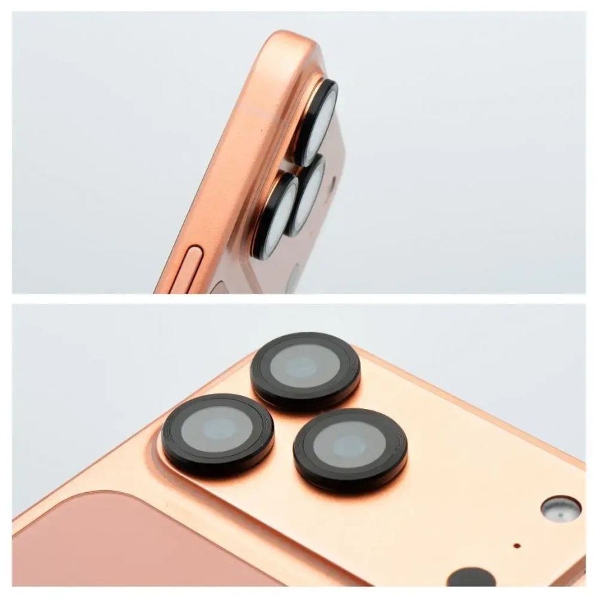 Защитное стекло на камеру Blue Star Easy Install для iPhone 17 чёрное – 2