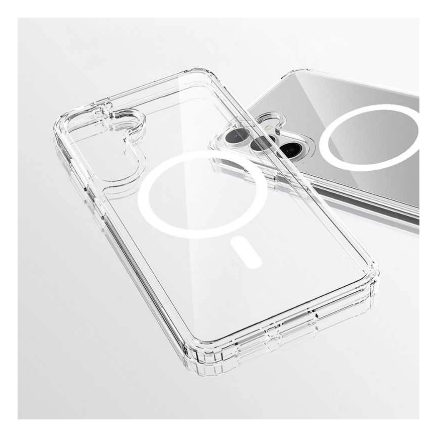 "Spello Mag+" caurspīdīgs korpuss | "Samsung Galaxy S26+" | Savietojams ar "MagSafe" un "Qi2" – 3