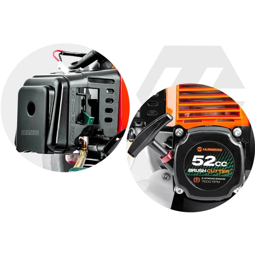 Benzininis variklis trimeriui Humberg HM-615 52 cc – 4
