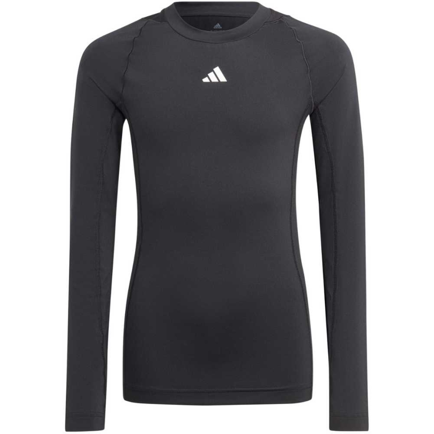 Marškinėliai vaikams adidas Techfit Aeroready Long Sleeve Tee juoda IA2025 (116cm)