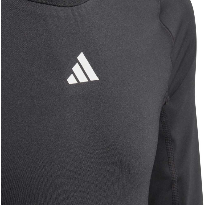 adidas Techfit Aeroready pitkähihainen t-paita lapsille musta IA2025 (116 cm) – 3