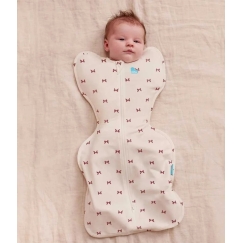Love To Dream Otulacz Swaddle UP - dydis NB - kokardki - ETAP 1 - medvilnė - TOG 1.0