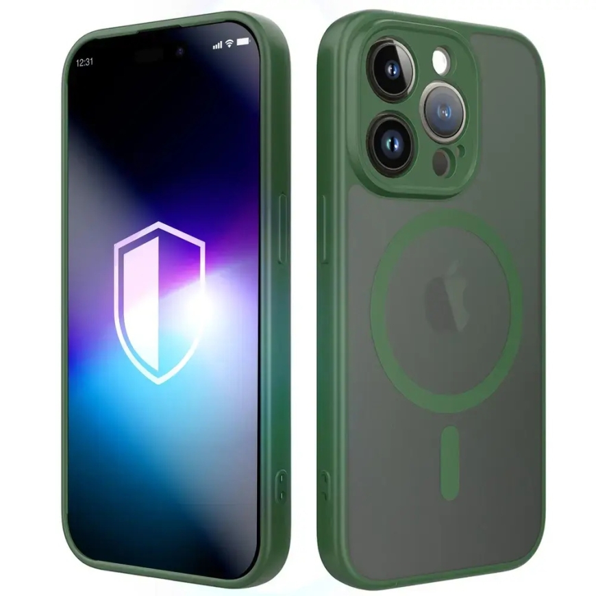 3MK Misty telefoni ümbris MagSafe toega iPhone 15 Pro Max roheline – 2