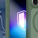 3MK Misty maciņš ar MagSafe atbalstu telefonam iPhone 15 Pro Max zaļš 3MK Misty maciņš ar MagSafe atbalstu telefonam iPhone 15 Pro Max zaļš