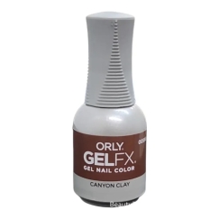 Orly, Gelfx gelinis nagų lakas, pusiau ilgalaikis, pusiau ilgalaikis nagų lakas, Canyon Clay, 18 ml