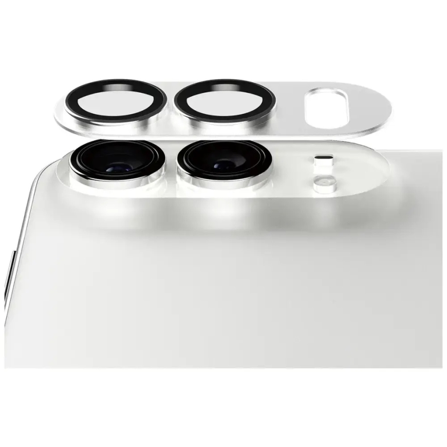 Grūdintas stiklas kamerai PanzerGlass Fender Camera Protector iPhone Duo baltas – 4