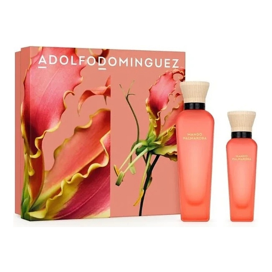 Adolfo Dominguez A D Agua Fresca Mango Palmarosa EDT Purškiklis, 120 ml, 60 ml Sets – 2