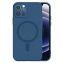 TEL PROTECT MagSilicone phone case with MagSafe support for iPhone 14 Pro navy