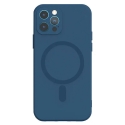 TEL PROTECT MagSilicone phone case with MagSafe support for iPhone 14 Pro navy