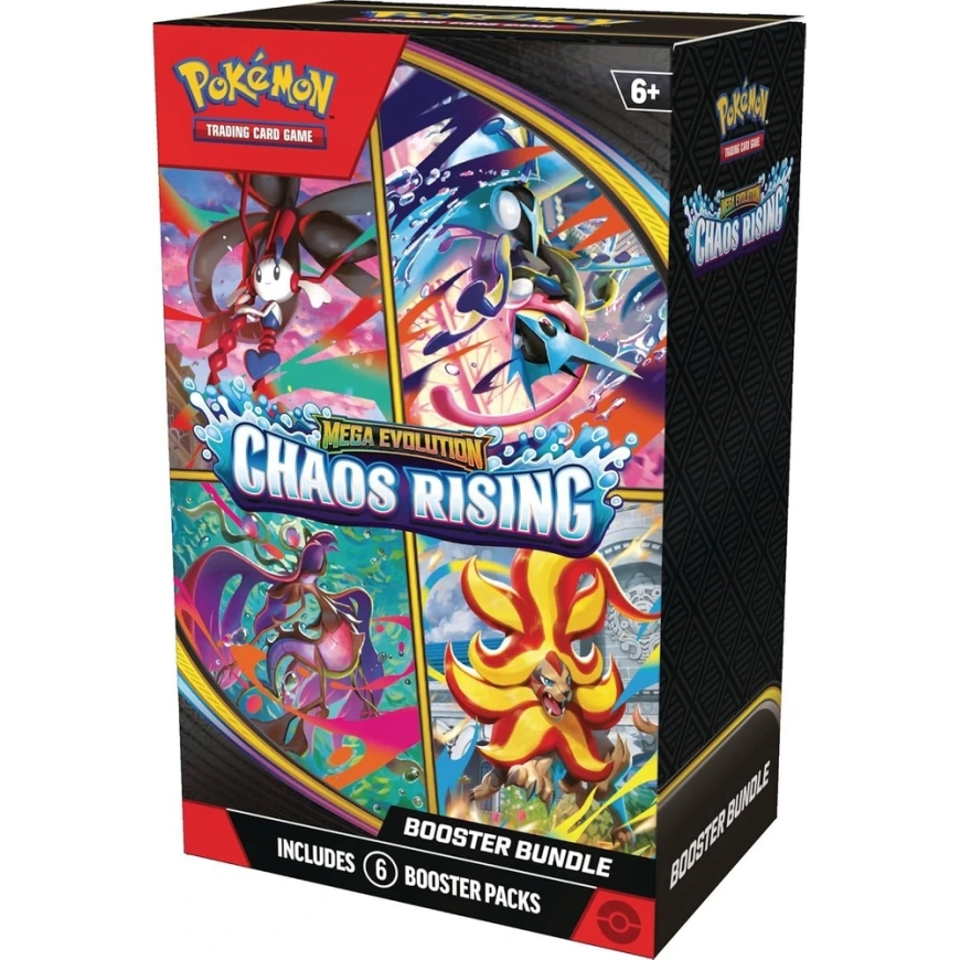 Pokémon TCG Mega Evolution: Chaos Rising Booster Bundle – 6 ENG iepakojumi – 3