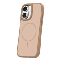 Frame Thin Mag telefono dėklas su MagSafe palaikymu iPhone 17 rudas Frame Thin Mag telefono dėklas su MagSafe palaikymu iPhone 17 rudas