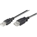 Goobay USB2.0 HS pikenduskaabel. M/F. Must. 5.0m komplekt Goobay USB2.0 HS pikenduskaabel. M/F. Must. 5.0m komplekt
