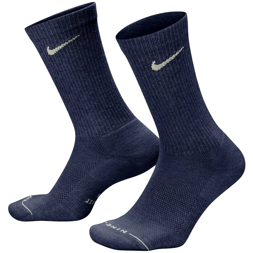 Kojinės Nike Everyday Elevated 6 par balta, žalia, bordo spalvos, mėlyna HQ8021 907 (35-37,5) – 2