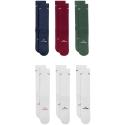 Nike Everyday Elevated zeķes 6 pāri baltā, zaļā, bordo, zilā krāsā HQ8021 907 (35-37,5) Nike Everyday Elevated zeķes 6 pāri baltā, zaļā, bordo, zilā krāsā HQ8021 907 (35-37,5)