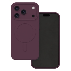 Simple Color Mag kate iPhone 17 Pro 6,3" / 18 Pro 6,3" tume kirsi