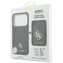 Dėklas Guess 4G su Magsafe pinigine, skirtas iPhone 18 Pro / 17 Pro, juodas