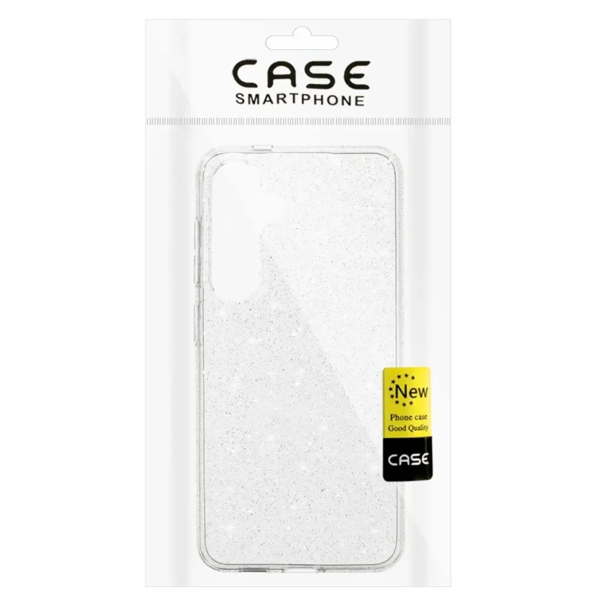 Kirkas kimaltava kotelo Samsung Galaxy S24 FE Hopea – 5