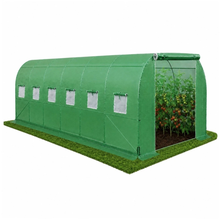 Kalteva kasvihuone 8 x 3 x 2 m – 4