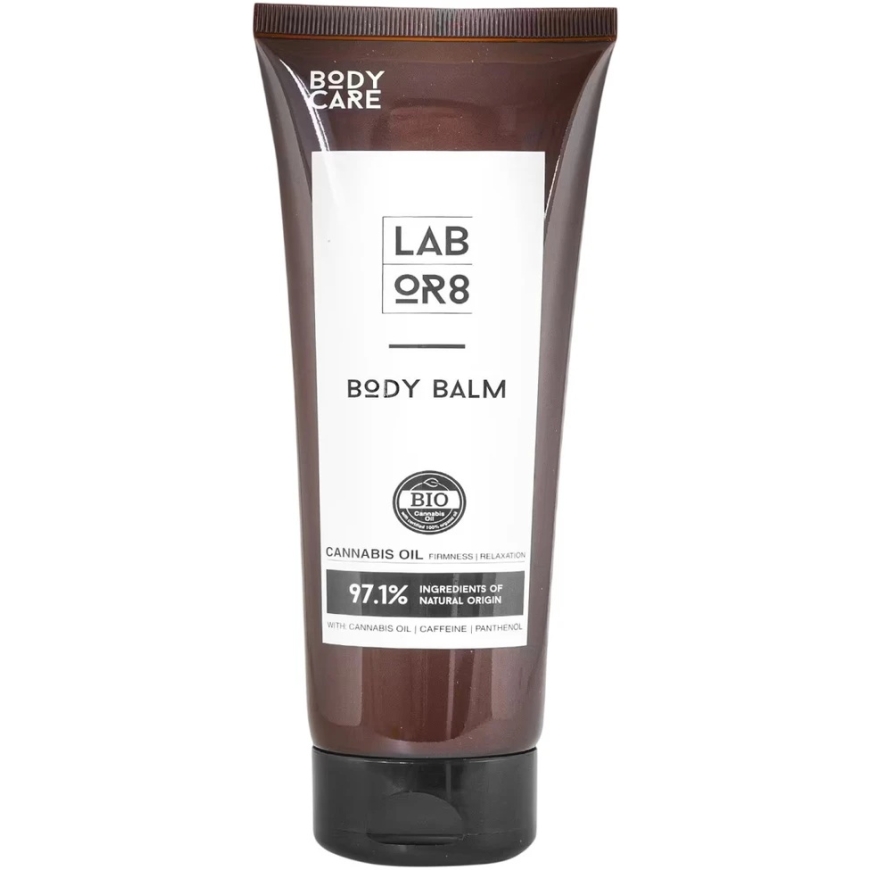 LABOR8 Konopju mitrinošs ķermeņa balzams, 250 ml – 2