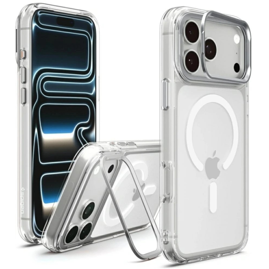 Spigen Ultra Hybrid Optik S MagSafe mac iPhone 17 Pro Max / 18 Pro Max caurspīdīgs sudrabs – 2