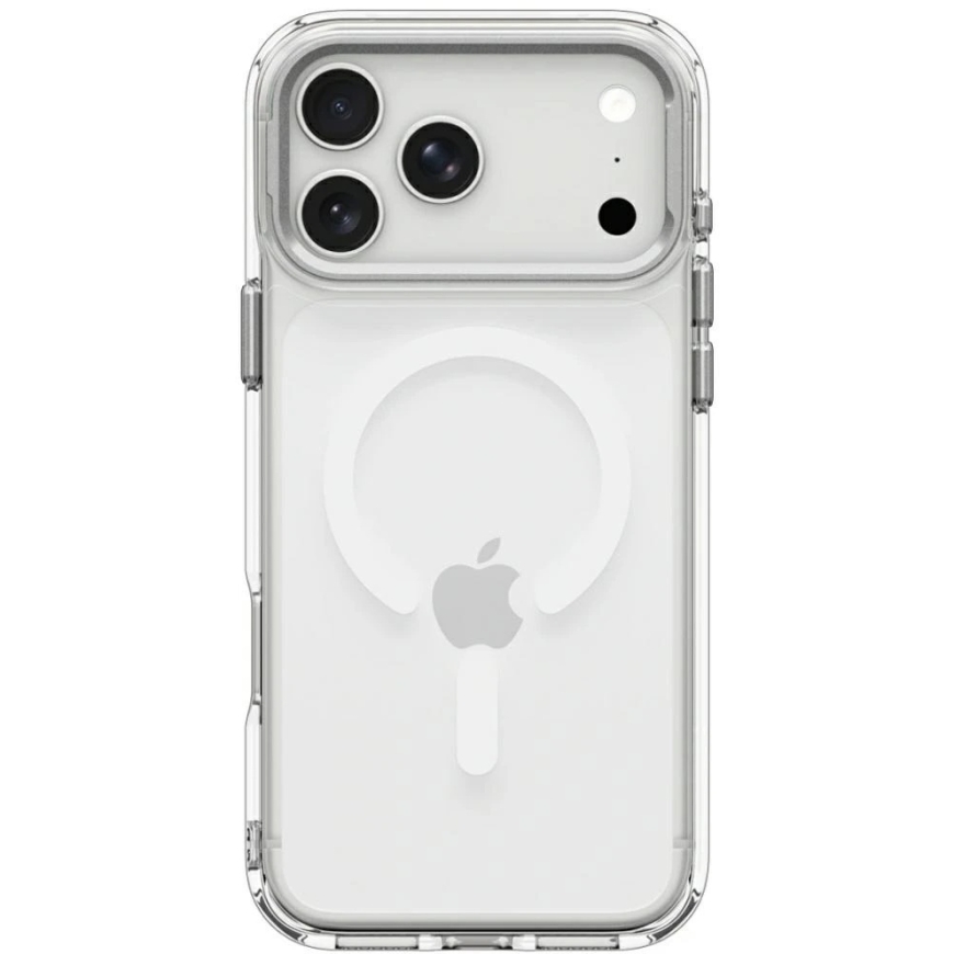Dėklas Spigen Ultra Hybrid Optik S MagSafe do iPhone 17 Pro Max / 18 Pro Max permatomas sidabrinė – 3
