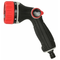 Dedra 8-function turbo spray gun with thumb control