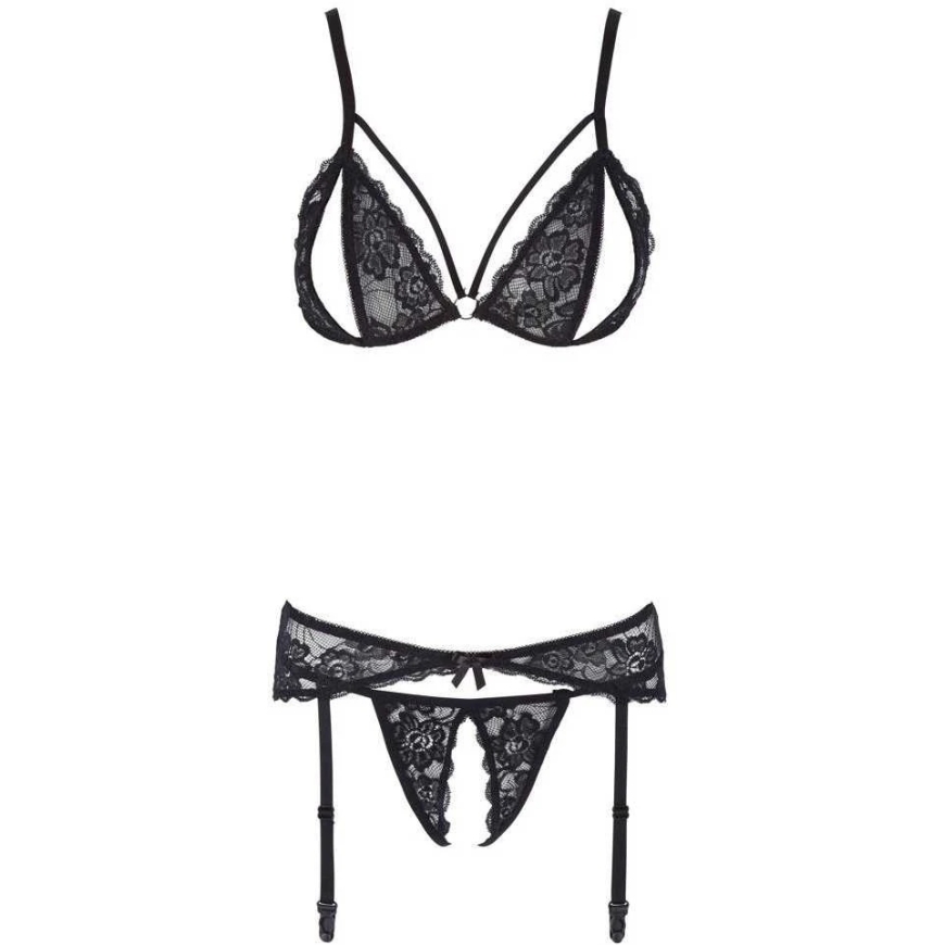 Cottelli Lace Suspender Set M – 5