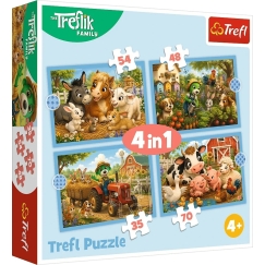 Trefl Puzle 207 gab. - Trefliku ferma