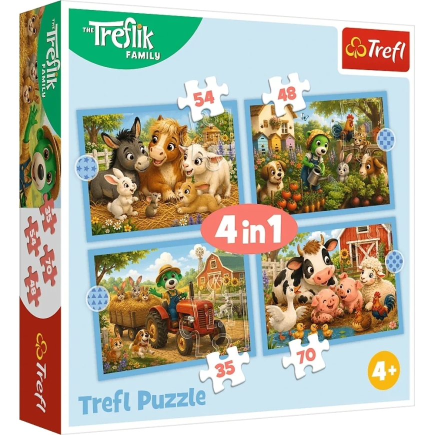 Trefl Puzzle 207 pcs - Treflik Farm