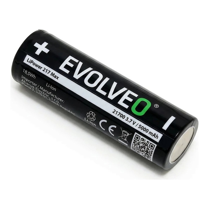 EVOLVEO LiPower 217 Max 5000 – Li-ion батарея 21700 (3,7 В / 5000 мАч), 3 шт.