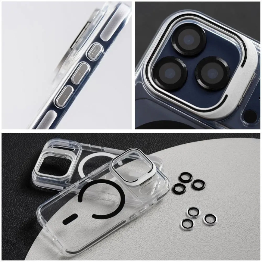 Lens Mag Cover чехол с поддержкой MagSafe для телефона iPhone 17 Pro | iPhone 18 Pro чёрный (с защитой камеры) – 5