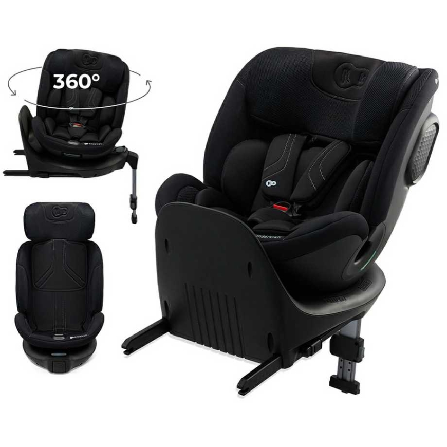 KINDERKRAFT automobilinė kėdutė XPRIDER 2 i-Size, 40-150 cm, juodas, KCXRID02BLK0000