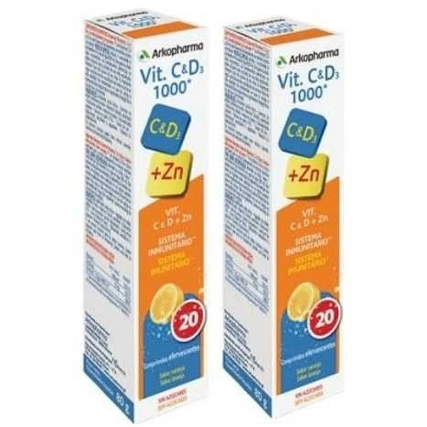 Arkopharma Витамины C и D3 1000mg 2x20 таблеток