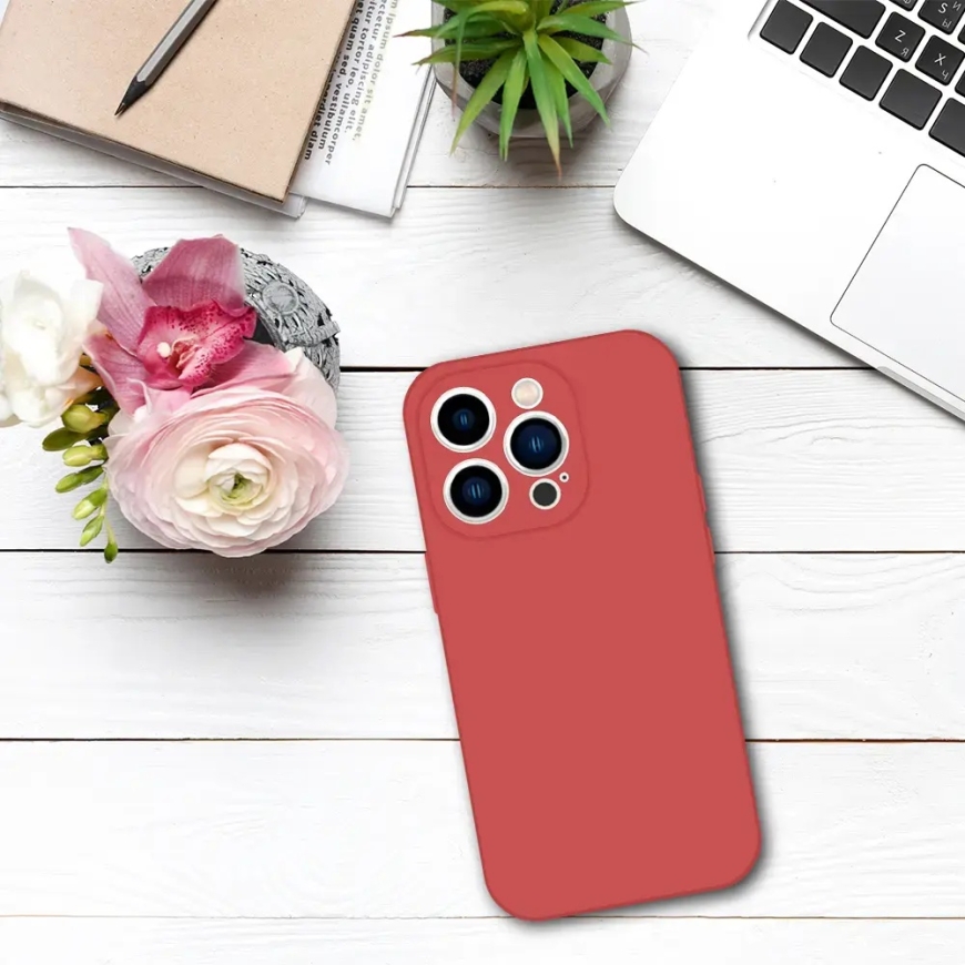 Tel Protect Silicone Premium maciņš telefonam iPhone 14 Pro rozā – 5