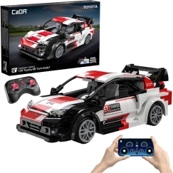 CaDA конструкторские блоки «Racer» радиоуправляемый гоночный автомобиль «Toyota GR Yaris Rally1 330 деталей RC»