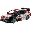 CaDA konstruktoriaus blokai „Racer“ nuotoliniu būdu valdomas lenktyninis automobilis „Toyota GR Yaris Rally1 330 Dalys RC“