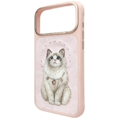 NIMMY case LUCKY FASHION CAT compatible with MagSafe for IPHONE 18 Pro/17 Pro pink
