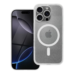 Clear Mag Cover phone case with MagSafe support for iPhone 16 Pro transparent