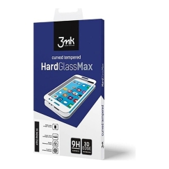 3MK HardGlass Max näytönsuojalasi Samsung S6 Edge karkaistusta lasista läpinäkyvä/musta 5901571162003