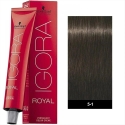 Wella Professionals Schwarzkopf Professional, Igora Royal, permanent hair color, 5-1 ash light brown, 60 ml for women Wella Professionals Schwarzkopf Professional, Igora Royal, permanent hair color, 5-1 ash light brown, 60 ml for women