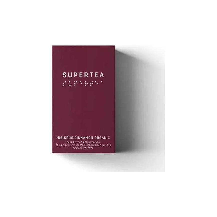 Teministeriet Ministriet - Supertea Hibiscus Cinnamon - EKO - 20 teepussia – 3