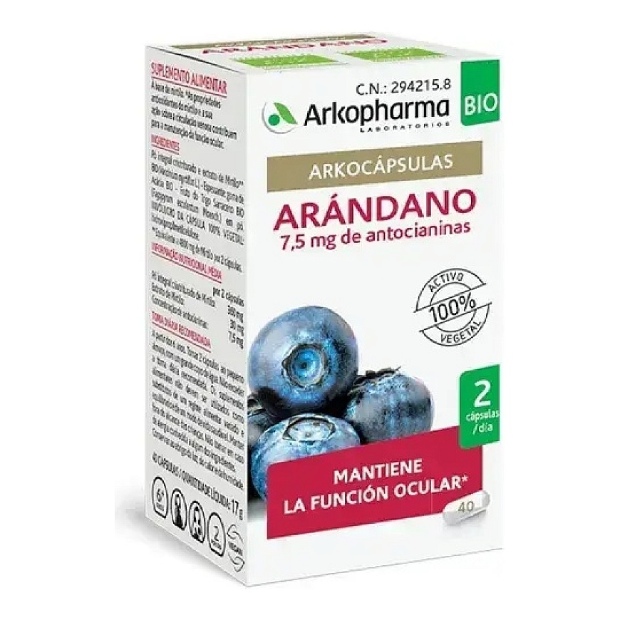 Arkopharma Arkokapsulas Melleņu Bio 40 kapsulas