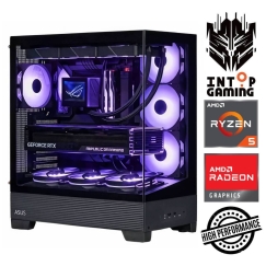 INTOP Ryzen 5 7500F 16GB DDR5 1TB SSD M.2 NVME+2TB RX9060XT 16GB no-OS