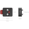 SmallRig 6021 greito atlaisvinimo V-Lock tvirtinimo plokštės rinkinys SmallRig 6021 greito atlaisvinimo V-Lock tvirtinimo plokštės rinkinys