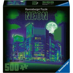 Ravensburger Puzle 500 gab. - Neon Puzle: Tokija