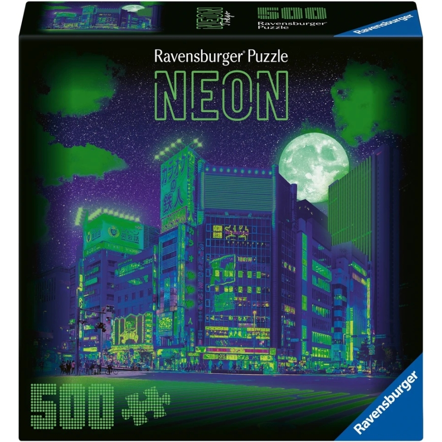 Ravensburger Puzzle 500 pcs - Neon Puzzle: Tokyo