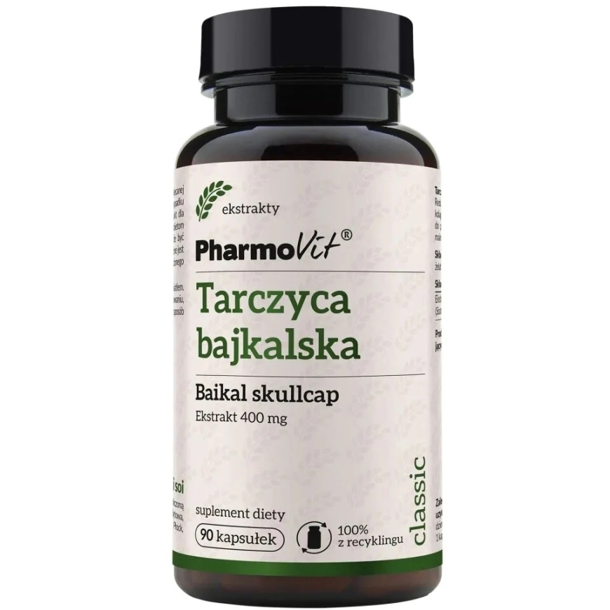 Pharmovit Tarczyca bajkalska 400 mg maisto papildas 90 kapsulių – 2