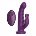 Dream Toys Bold Sage attālināti vadāms divkāršs vibrators ar pievilkšanas spilventiņu